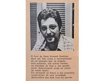 René Armand Dreifuss, autor de “1964: A Conquista do Estado”. Ex-professor de ciência política da Universidade Federal Fluminense (UFF). Foto: Lucas Pordeus/Agência Brasil