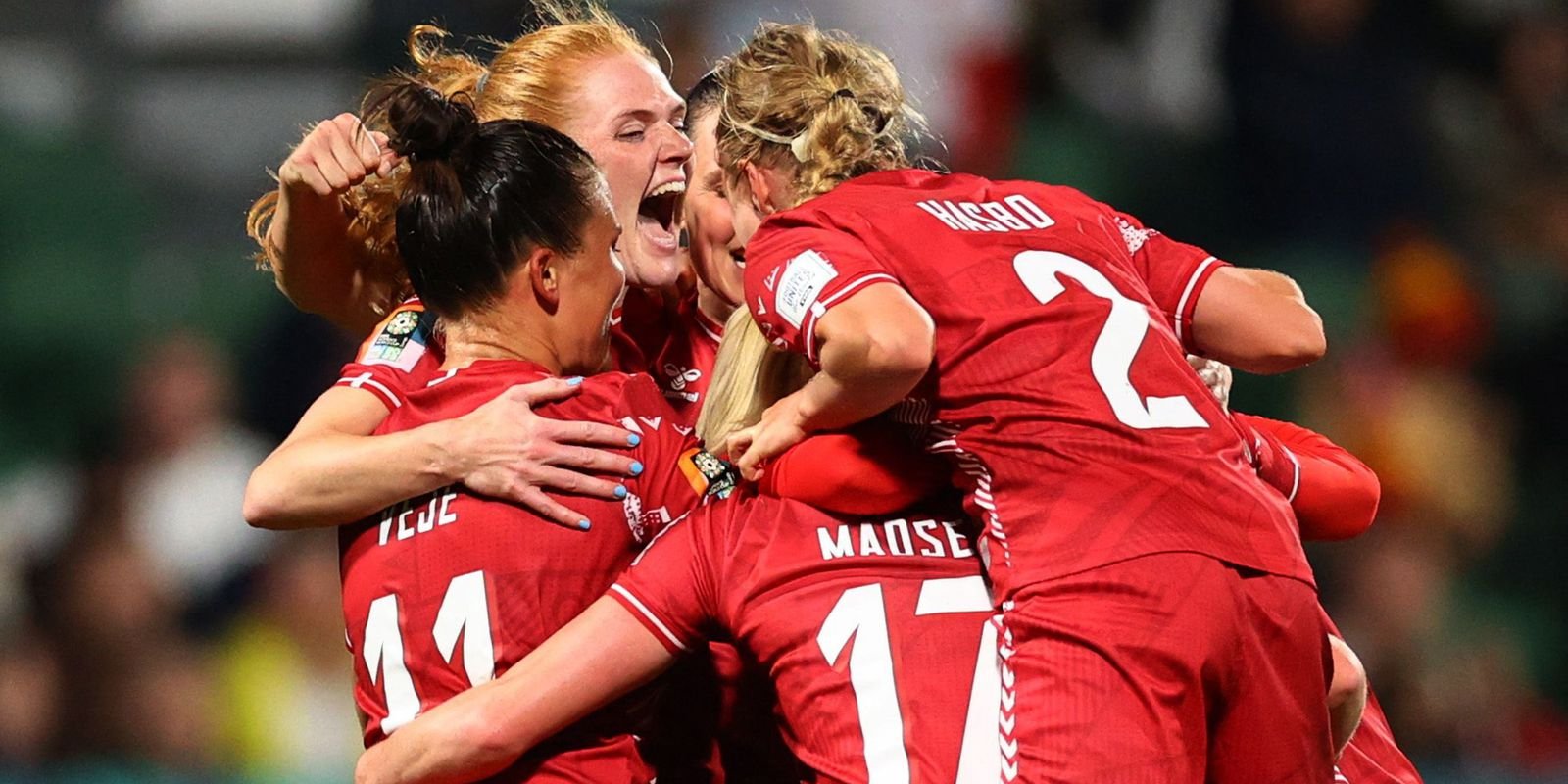 Dinamarca arranca vitória sobre a China com gol aos 44 do 2º tempo