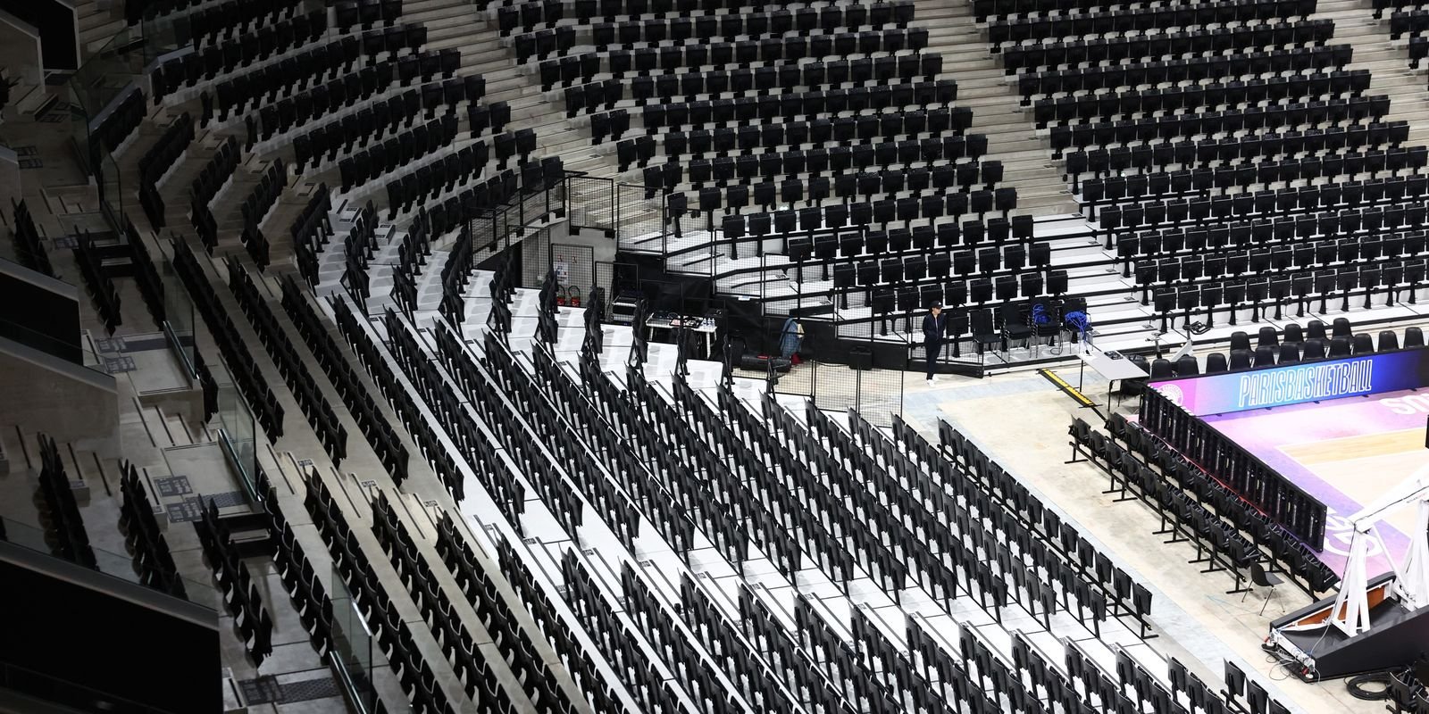 Duas arenas dos Jogos de Paris terão assentos de plástico reciclado
