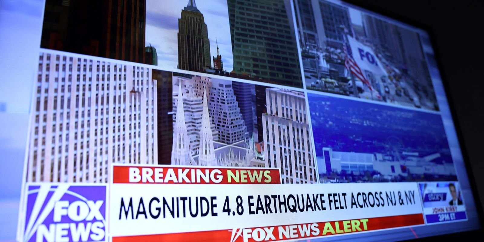 Terremoto de magnitude 4,7 atinge Nova York e Nova Jersey