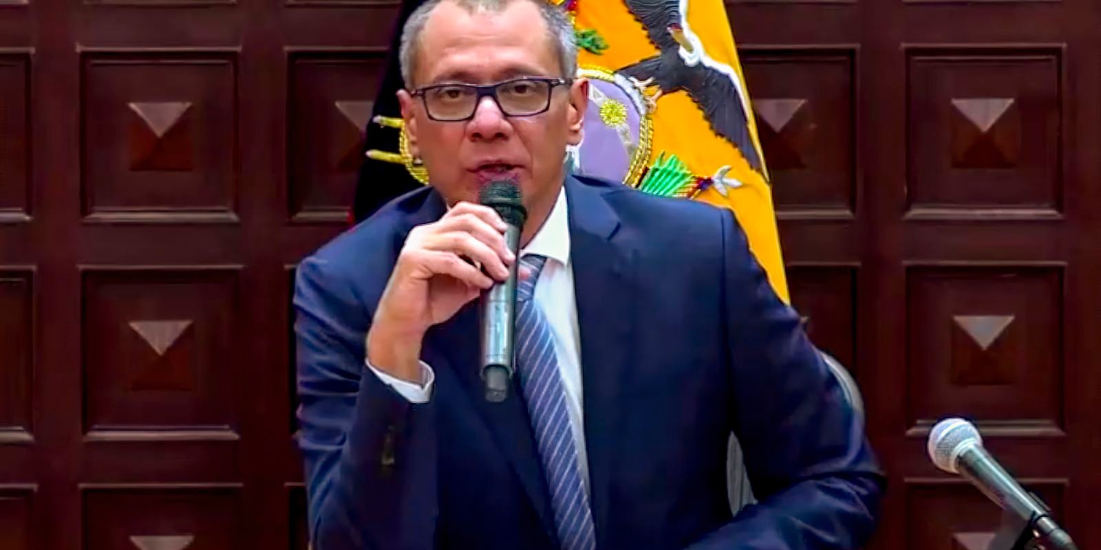 Ex-vice-presidente do Equador retorna à prisão após alta hospitalar